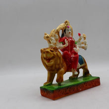 Load image into Gallery viewer, Ambe Mata Statue/ Durga Mata Murati / Durga Idol. Shakti Statue-Ambe Ma Idol Office-White Painted Bengali Durga Maa Murti-Durga Ma Idol-Ambe Maa Statue-Durga.AMBE MA HINDU Goddess  Statue Figurine Mataji Shakti Maa Ambaji