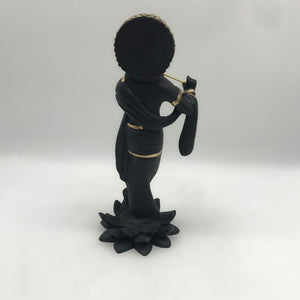 Lord Krishna Kanha Balgopal Shyam Madhava Murari Mohan Statue decoreBlack