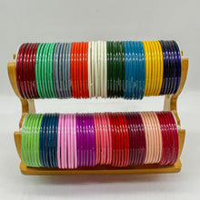 Load image into Gallery viewer, Indian Glass Bangles Bracelet For Women Indian Bangle Set Of 12